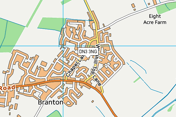DN3 3NG map - OS VectorMap District (Ordnance Survey)