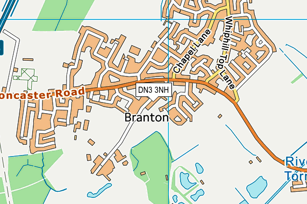 DN3 3NH map - OS VectorMap District (Ordnance Survey)