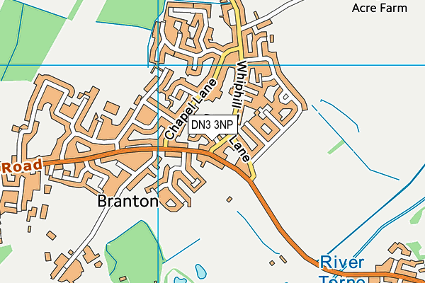 DN3 3NP map - OS VectorMap District (Ordnance Survey)