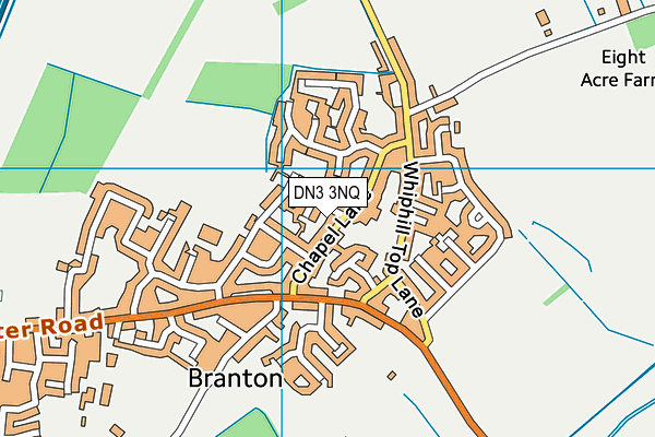 DN3 3NQ map - OS VectorMap District (Ordnance Survey)