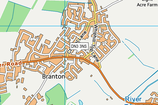 DN3 3NS map - OS VectorMap District (Ordnance Survey)