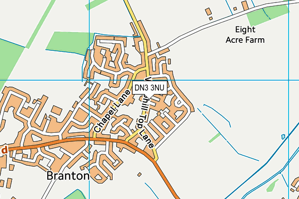 DN3 3NU map - OS VectorMap District (Ordnance Survey)