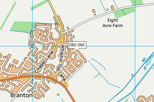 DN3 3NX map - OS VectorMap District (Ordnance Survey)