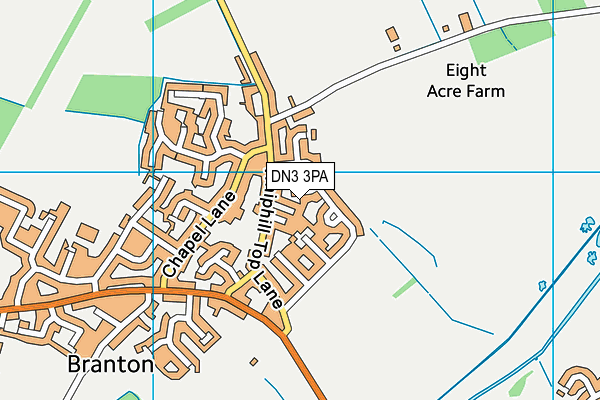 DN3 3PA map - OS VectorMap District (Ordnance Survey)