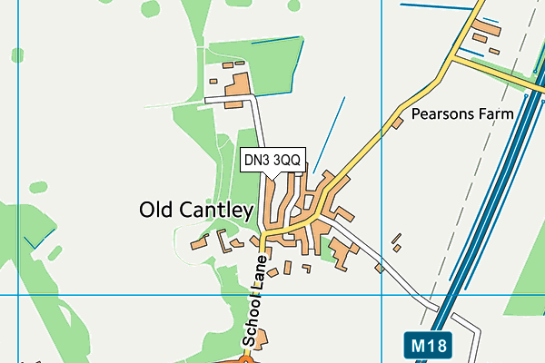 DN3 3QQ map - OS VectorMap District (Ordnance Survey)