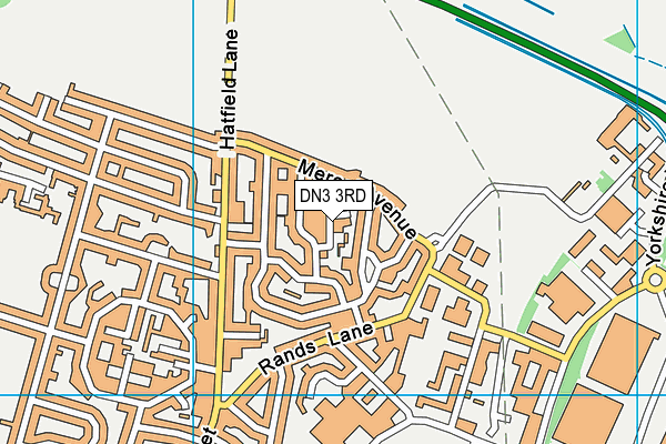 DN3 3RD map - OS VectorMap District (Ordnance Survey)