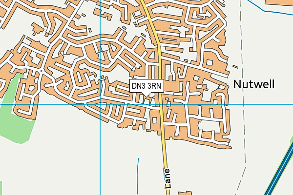 DN3 3RN map - OS VectorMap District (Ordnance Survey)
