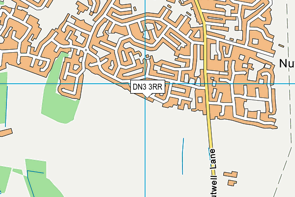 DN3 3RR map - OS VectorMap District (Ordnance Survey)