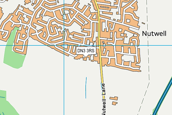 DN3 3RS map - OS VectorMap District (Ordnance Survey)