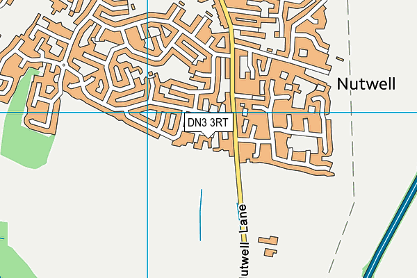 DN3 3RT map - OS VectorMap District (Ordnance Survey)