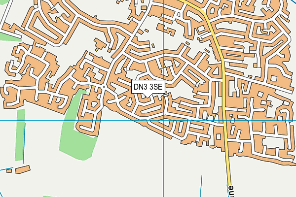 DN3 3SE map - OS VectorMap District (Ordnance Survey)