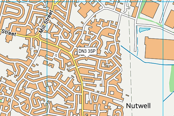 DN3 3SP map - OS VectorMap District (Ordnance Survey)