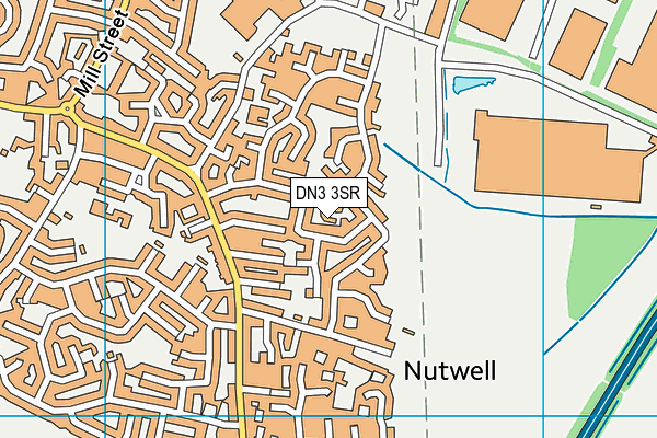 DN3 3SR map - OS VectorMap District (Ordnance Survey)