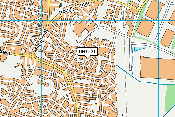 DN3 3ST map - OS VectorMap District (Ordnance Survey)