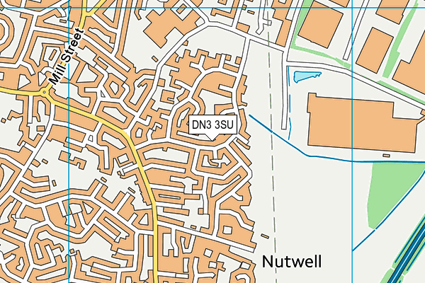 DN3 3SU map - OS VectorMap District (Ordnance Survey)
