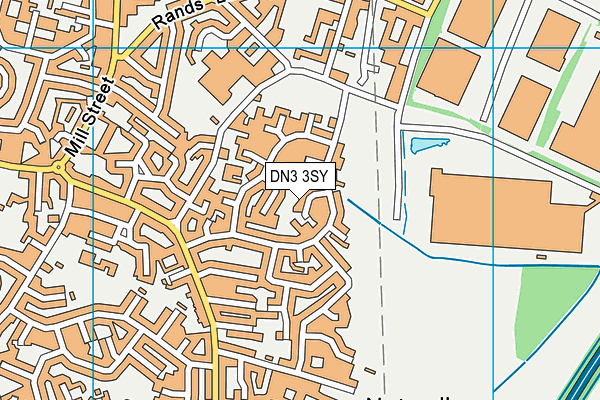 DN3 3SY map - OS VectorMap District (Ordnance Survey)