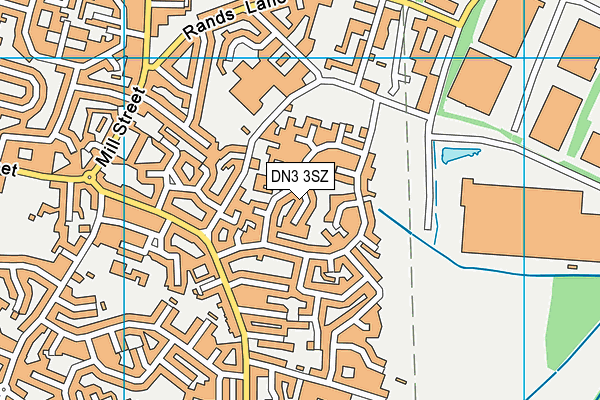 DN3 3SZ map - OS VectorMap District (Ordnance Survey)