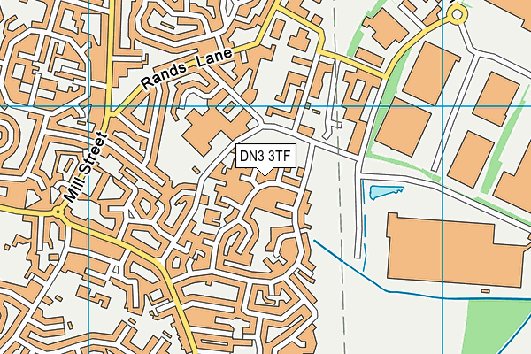 DN3 3TF map - OS VectorMap District (Ordnance Survey)