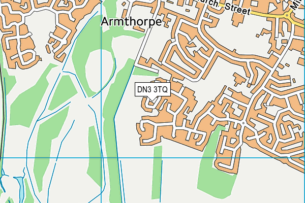 DN3 3TQ map - OS VectorMap District (Ordnance Survey)