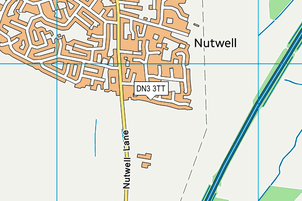 DN3 3TT map - OS VectorMap District (Ordnance Survey)