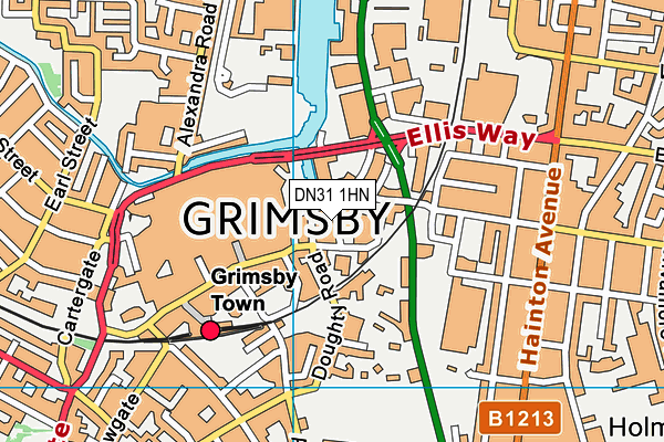 Map of SELECT CARS GRIMSBY LIMITED at district scale