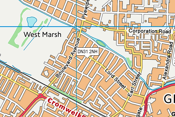 DN31 2NH map - OS VectorMap District (Ordnance Survey)