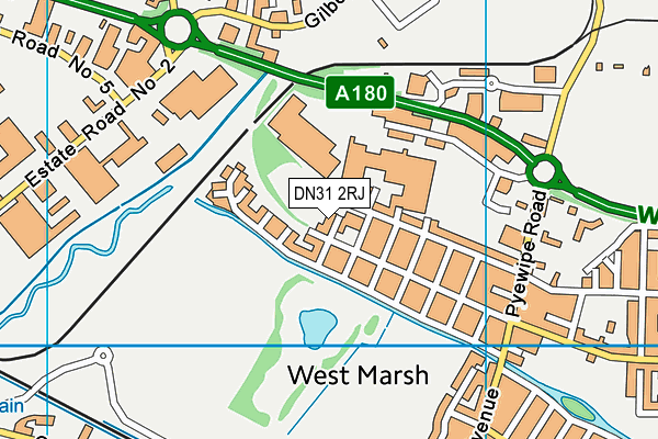 DN31 2RJ map - OS VectorMap District (Ordnance Survey)