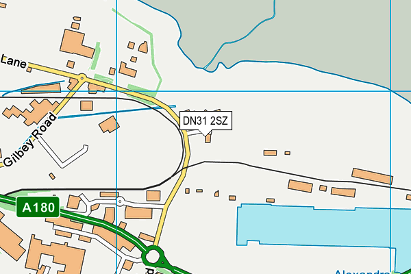 DN31 2SZ map - OS VectorMap District (Ordnance Survey)