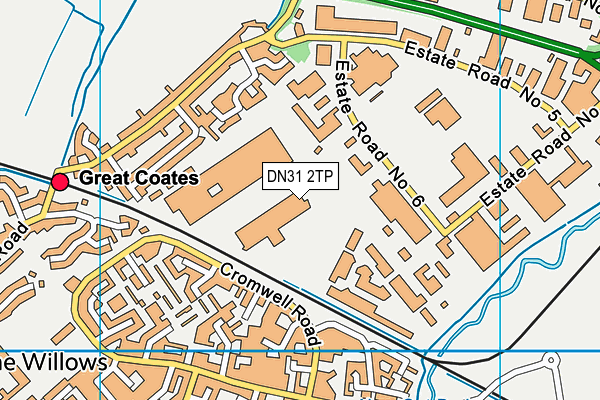 DN31 2TP map - OS VectorMap District (Ordnance Survey)