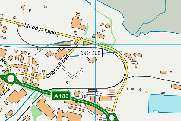 DN31 2UD map - OS VectorMap District (Ordnance Survey)