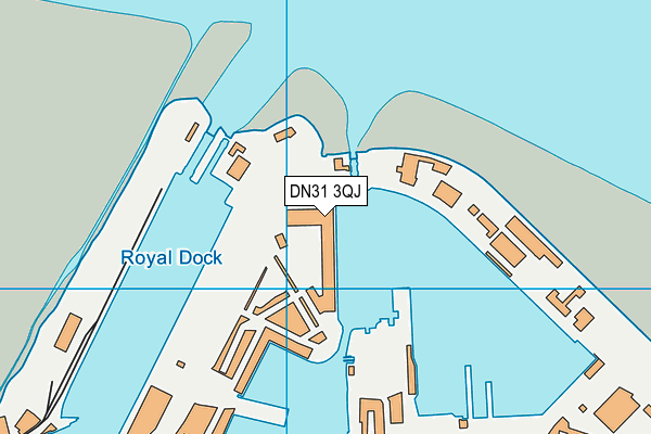 DN31 3QJ map - OS VectorMap District (Ordnance Survey)