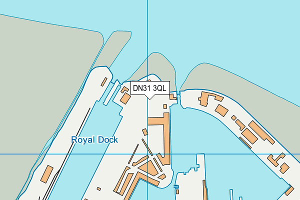 DN31 3QL map - OS VectorMap District (Ordnance Survey)