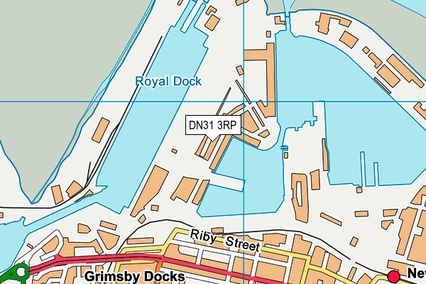 DN31 3RP map - OS VectorMap District (Ordnance Survey)