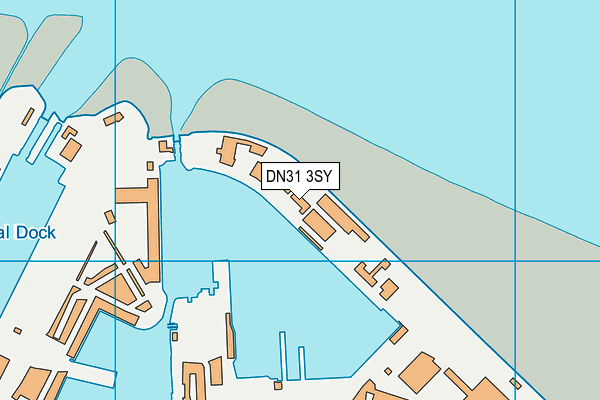 DN31 3SY map - OS VectorMap District (Ordnance Survey)