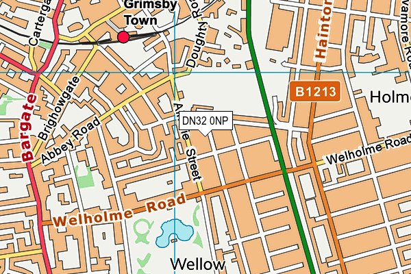 DN32 0NP map - OS VectorMap District (Ordnance Survey)