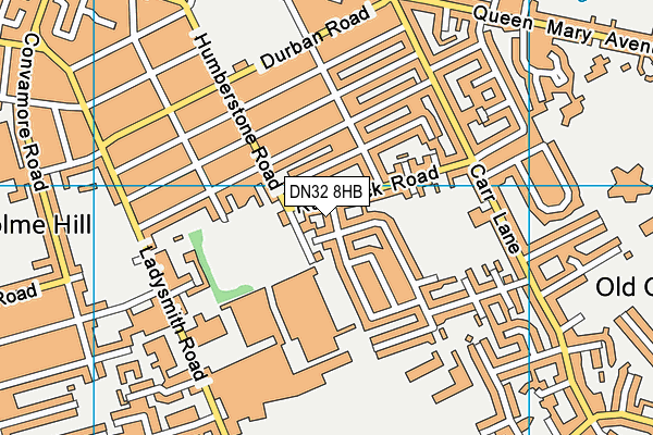DN32 8HB map - OS VectorMap District (Ordnance Survey)