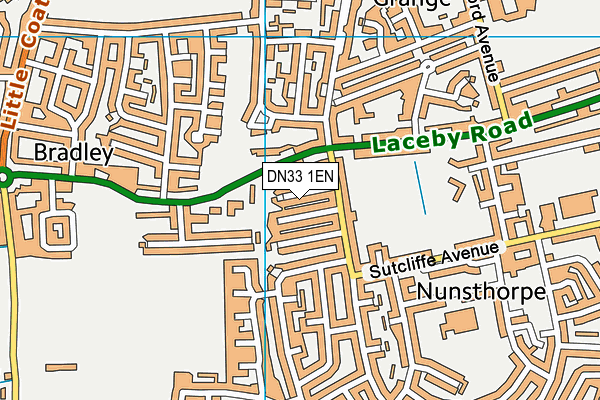 DN33 1EN map - OS VectorMap District (Ordnance Survey)