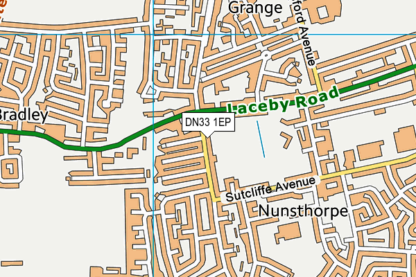 DN33 1EP map - OS VectorMap District (Ordnance Survey)