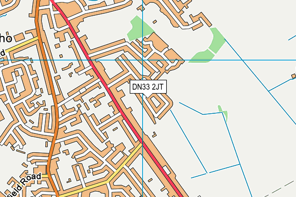 DN33 2JT map - OS VectorMap District (Ordnance Survey)