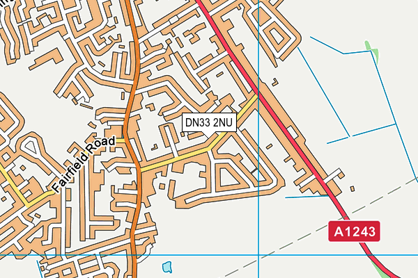 DN33 2NU map - OS VectorMap District (Ordnance Survey)