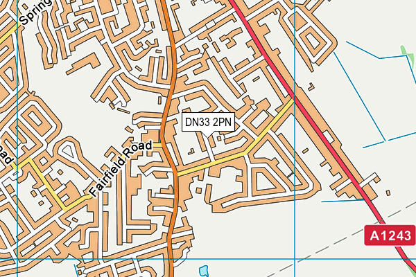 DN33 2PN map - OS VectorMap District (Ordnance Survey)