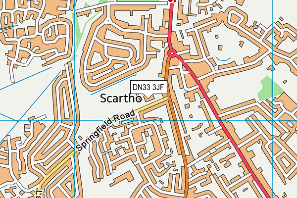 Map of SCARTHO HEALTHCARE LTD at district scale
