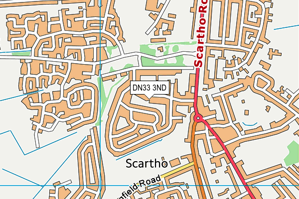 DN33 3ND map - OS VectorMap District (Ordnance Survey)