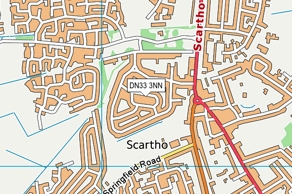 DN33 3NN map - OS VectorMap District (Ordnance Survey)