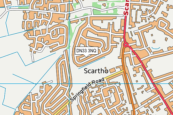 DN33 3NQ map - OS VectorMap District (Ordnance Survey)