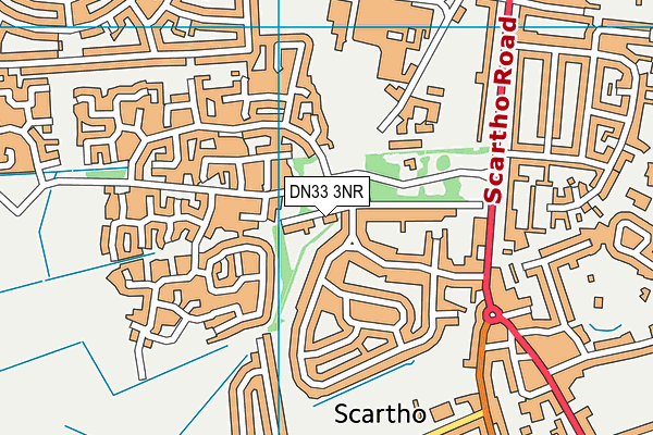 DN33 3NR map - OS VectorMap District (Ordnance Survey)