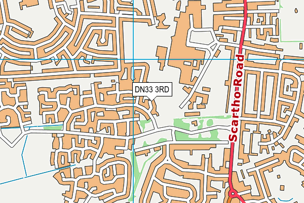 DN33 3RD map - OS VectorMap District (Ordnance Survey)