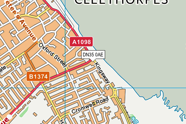 DN35 0AE map - OS VectorMap District (Ordnance Survey)