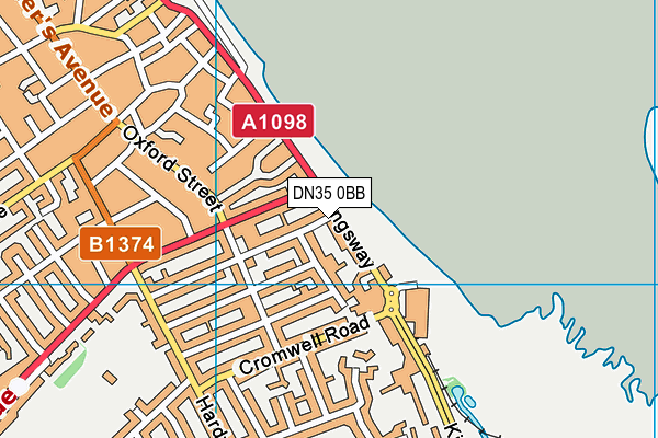 DN35 0BB map - OS VectorMap District (Ordnance Survey)