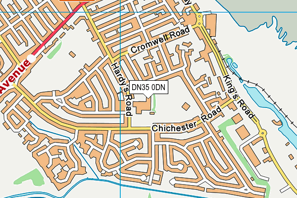 Signhills Infant Academy map (DN35 0DN) - OS VectorMap District (Ordnance Survey)